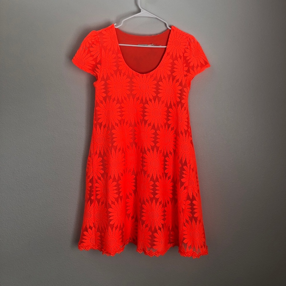 Neon Orange Dress